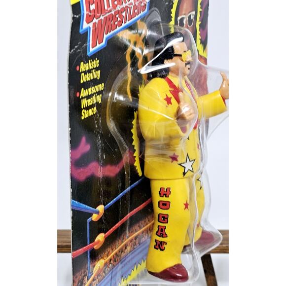 WCW Jimmy Hart Wrestling Figure 1994 LJN Original With Yellow Suit w/Hulk on it - Picture 8 of 13